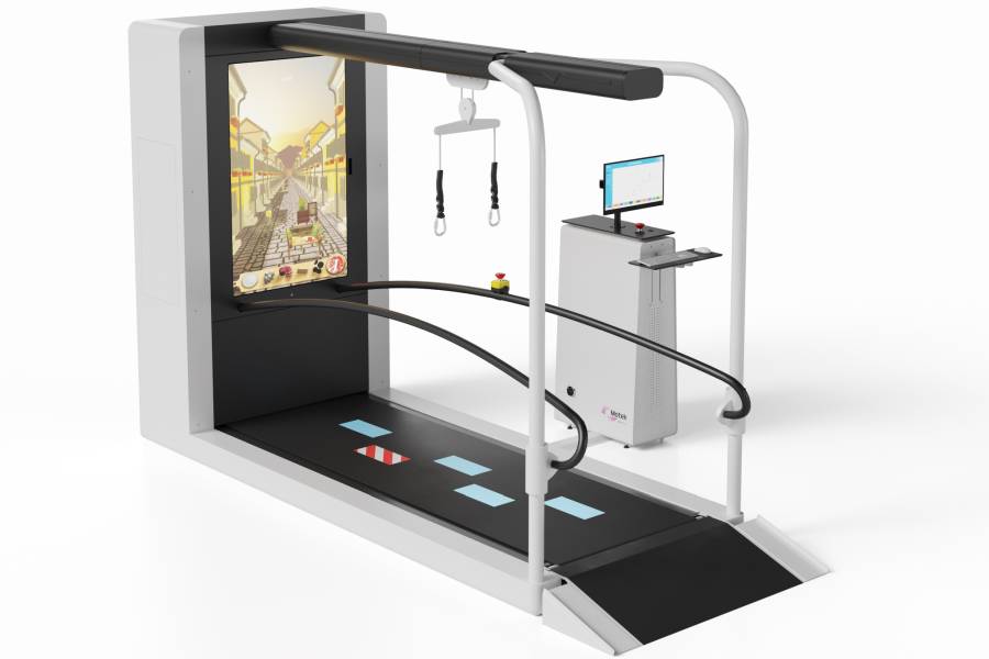 Hocoma C-Mill: Treadmill for gait therapy with augmented and virtual reality simulations